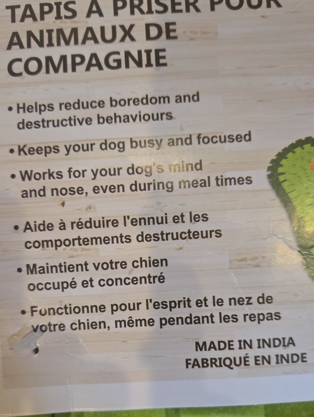 New Avocado Snuffle Play Mat For Pets - Picture 4 of 9